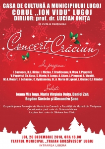 Concertul de Crăciun al corului ,,Ion Vidu” din Lugoj